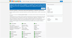 Desktop Screenshot of caserta.annuncia.it