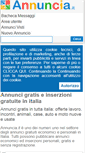 Mobile Screenshot of annuncia.it