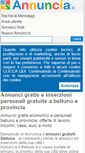 Mobile Screenshot of belluno.annuncia.it
