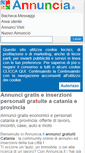 Mobile Screenshot of catania.annuncia.it