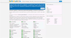 Desktop Screenshot of brescia.annuncia.it